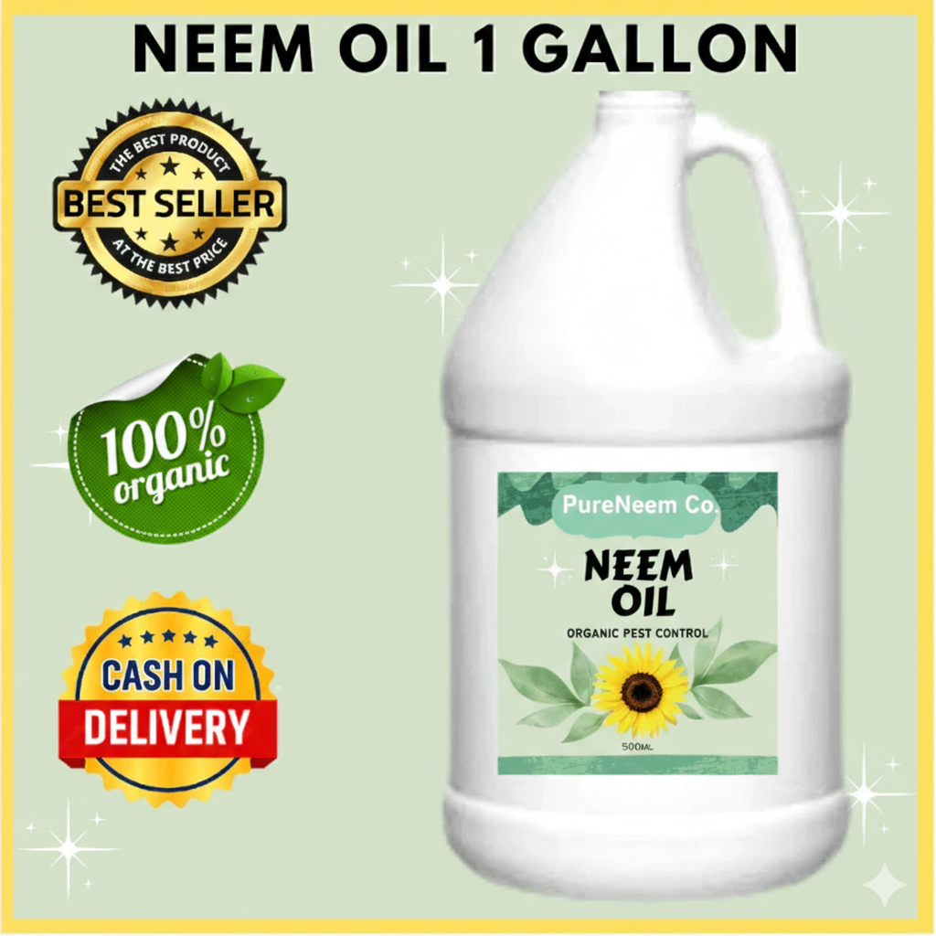 Neem Oil Spray Plants Insecticide Pesticide Refill 1 Liter 500ml 1 Gallon 3750ml