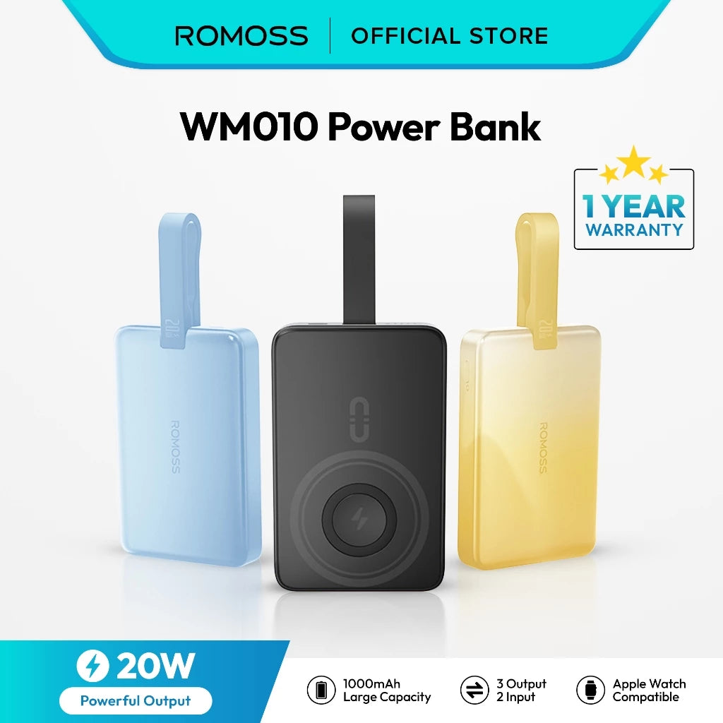 Romoss WMO10 10000mAh 20W Magnetic Power Bank